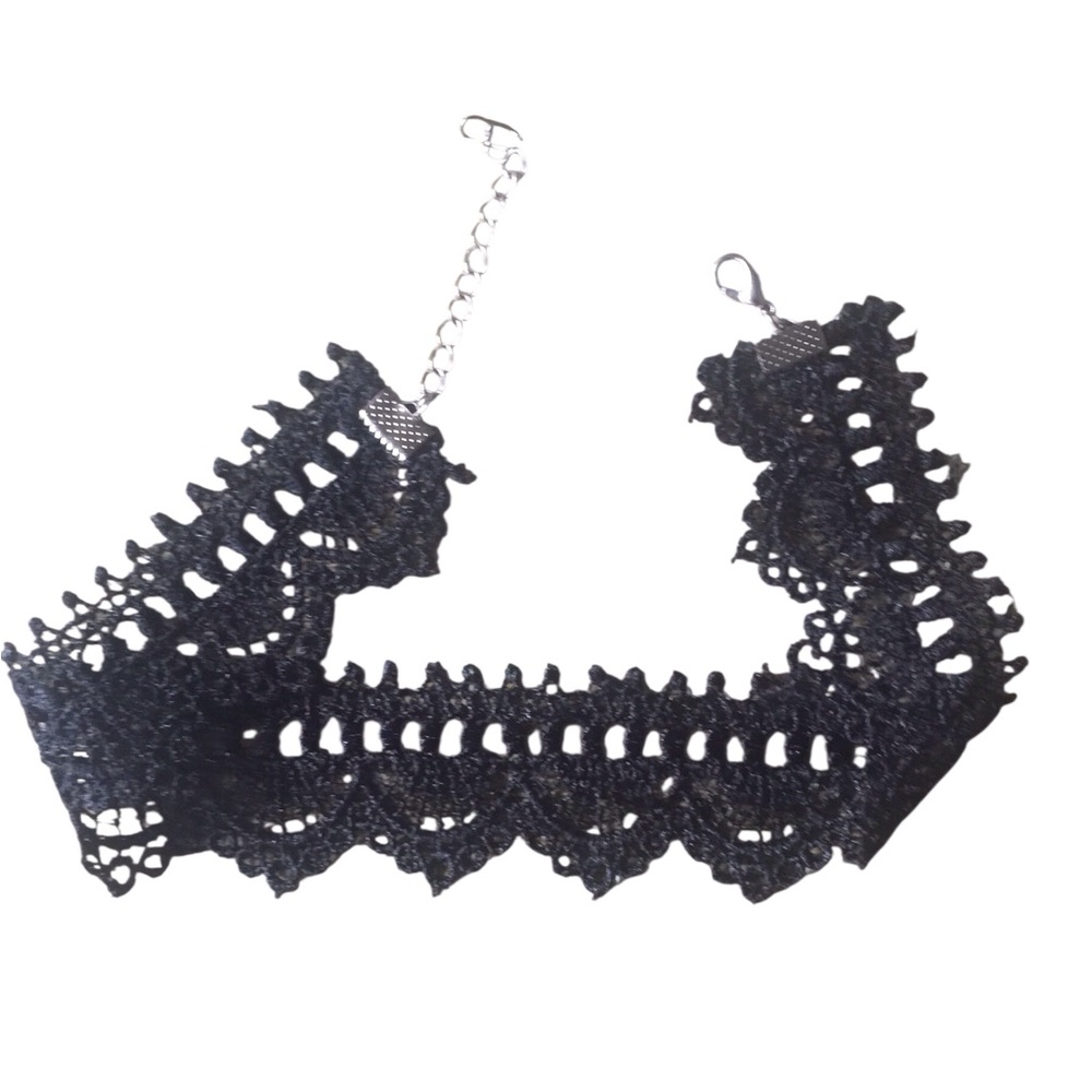 Lace Choker Necklace Women Color Black